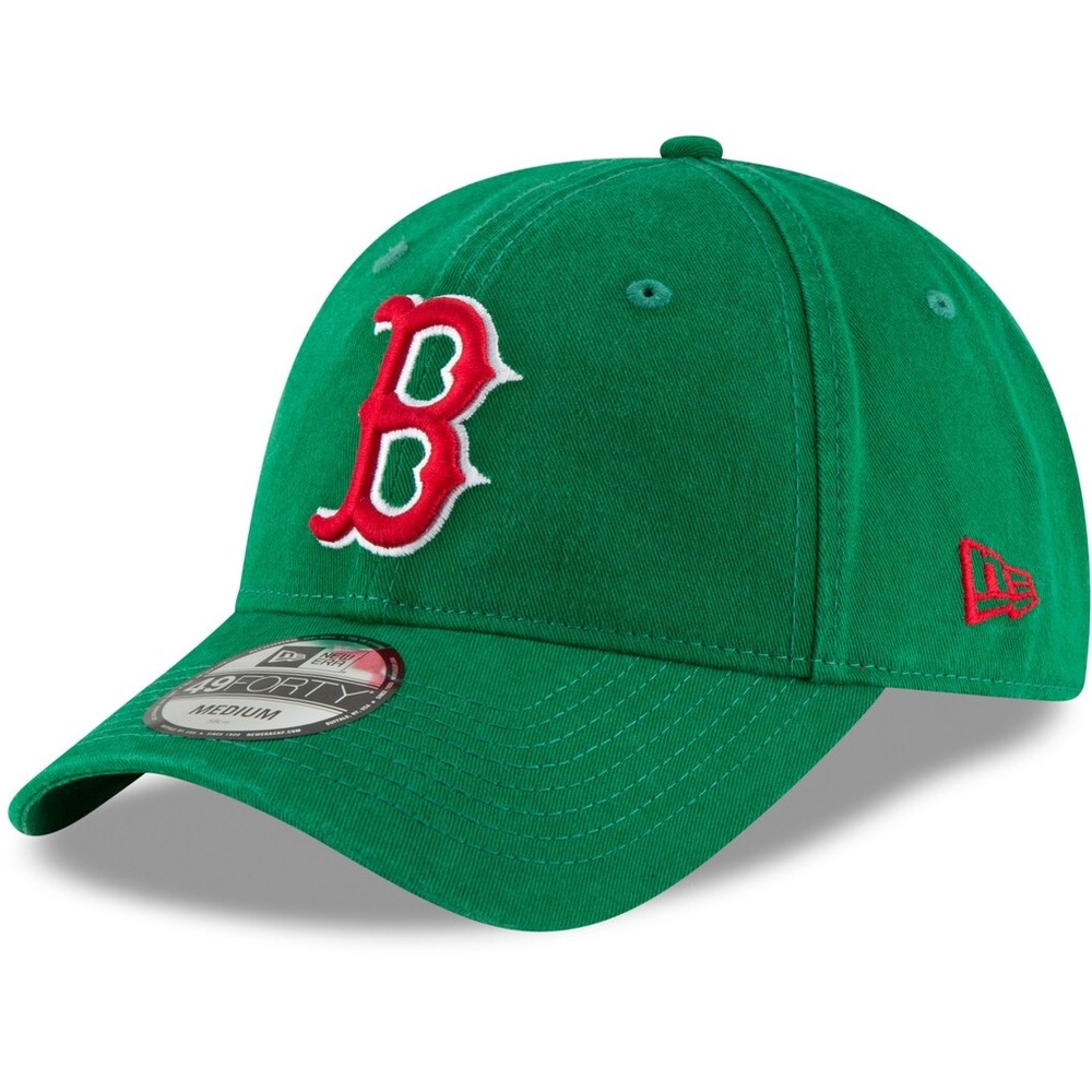 NWT Boston Red Sox MLB New Era Green Batting Practice Baseball Cap